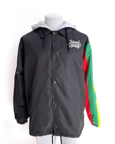 Island Dynasty Kanaka Maoli Windbreaker - Island Dyansty Apparel OuterwearFront view image of the Island Dynasty Kanaka Maoli Windbreaker