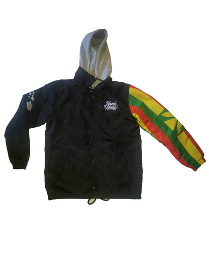 Island Dynasty Kanaka Maoli Windbreaker - Island Dyansty Apparel OuterwearFront view image of Island Dynasty Kanaka Maoli Windbreaker