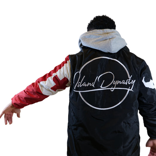 Island Dynasty Tongan Flag Windbreaker - Island Dyansty ApparelOuterwearIsland Dynasty Tongan Flag Windbreaker